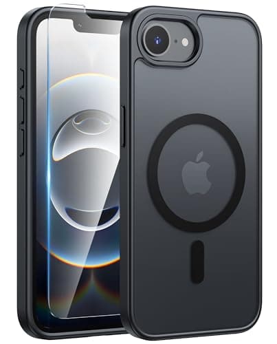 FNTCASE for iPhone 16e Phone Case: iPhone 16E 2025 Magnetic Matte Military Grade Drop Protection Phone Cover | Slim Anti-Slip Durable Shockproof Cases - Image 1