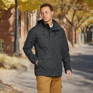 Eddie Bauer Men's Everson Waterproof Rain Parka, Storm, Small - Image 7