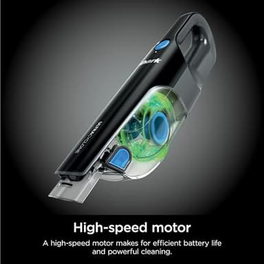 SHARK UltraCyclone Pet Pro Cordless Hand Vacuum, Powerful Suction, Handheld Vacuum for Car & Home, Motorized Pet Tool, Crevice Tool, XL Dust Cup, Blue, CH950WM (Renewed) - Image 3