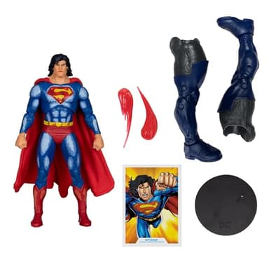 McFarlane Toys - DC Multiverse Superman (Justice League Task Force) 7in Build-A Figure - Image 3