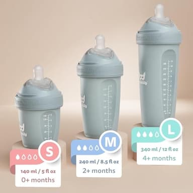 Batman DC Comics - Herobility Double Anti-Colic Baby Bottles – 5 fl oz/140ml – 3-Pack - Image 2