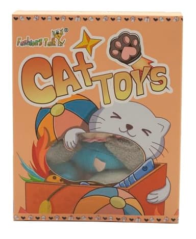 Fashion's Talk Cat Mice Toy 18-Pack Plush Catnip-Filled Mice Toys for Indoor Cats - Realistic Design, 9 Assorted Colors, 2 of Each, Value Pack - Image 7