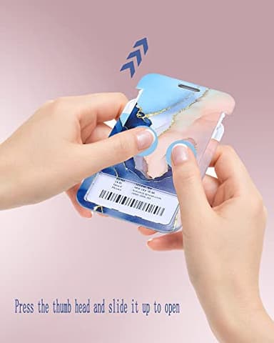 COOKOOKY 2 Pack Badge Holder and Heavy Duty Retractable Reel, ID Badge Holders with Retractable Clip for Nurse Teacher Student Office Women Men - Image 6