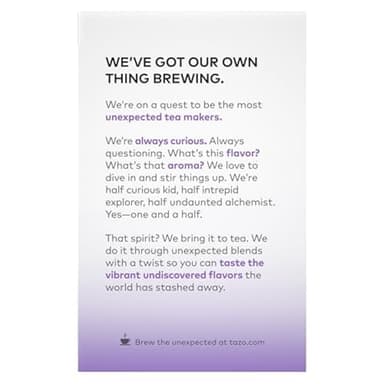 TAZO Dessert Delights Vanilla Bean Macaron Tea Bags, Sugar Free and Zero Calories, 90 Total Tea Bags (15ct - Pack of 6) - Image 4