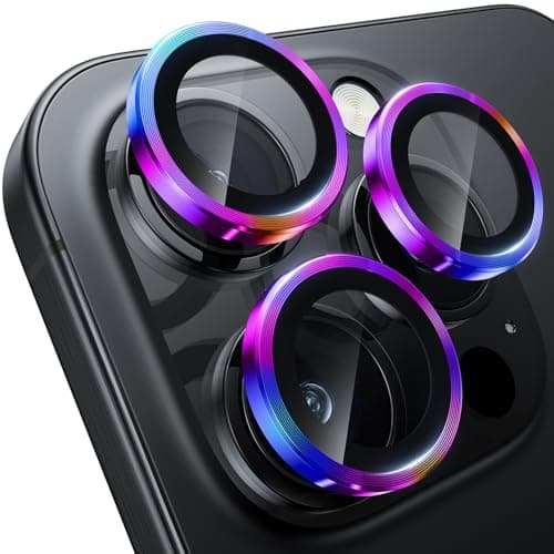 WSKEN for iPhone 16 Pro/iPhone 16 Pro Max Camera Lens Protector - [Original Shooting Model] Shatterproof Ultra HD Tempered Metal Glass Camera Screen Protector Cover Film Accessories - Image 1