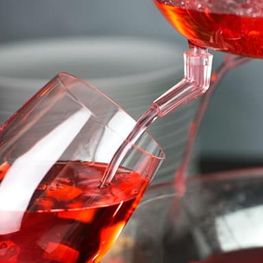 Nostalgia Countertop Retro Lighted Party Beverage Fountain – 1.5 Gallon Capacity, 3-Tiered Cascading Tower with LED Base - Perfect for Punch, Juice, Wine, Champagne & More - Image 3