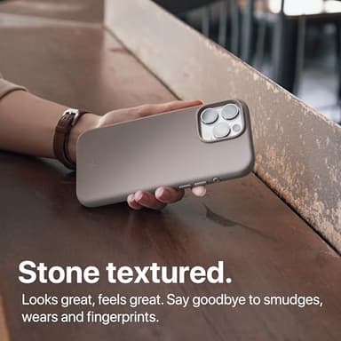 TineeOwl for iPhone 16 Pro Max Magnetic Case, [Covered Camera Control Button], Compatible with MagSafe, TPU, Minimalist, Slim/Thin, Grippy - Dune Series (Stone, iPhone 16 Pro Max) - Image 5
