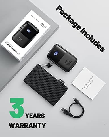 INIU Portable Charger, Smallest 22.5W 10000mAh Power Bank, USB C in/Output Fast Charging 3-Output Mini Battery Pack Charger with Phone Holder for iPhone 17 16 15 14 Air Samsung S23 Google iPad Tablet - Image 8