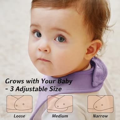 Kewlife gift Muslin Baby Bibs 6-Pack Baby Drool Bandana Bibs for Baby Girls Boys Infant Newborn Toddler Drooling and Teething (Macaron Pink) - Image 3