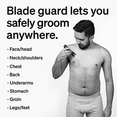 Schick Ultra Pivot Body Trimmer for Men | Manscaping Electric Shaver, Pubic Hair Trimmer, Body Groomer - Image 8