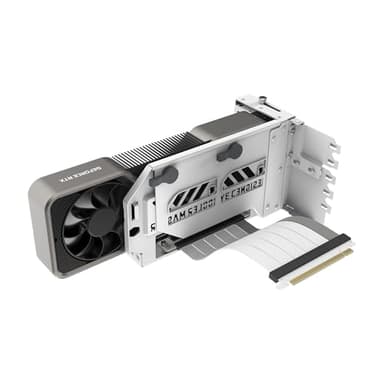 Cooler Master Vertical GPU Card Holder Kit V3 White , PCIe 4.0 5.0 Motherboards GPUs RTX 5090 RX 9070 XT, ABS Casing, 165mm Length, Modula Adjustable for E-ATX ATX Micro ATX Case - Image 12