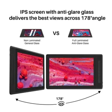 HUION Kamvas Pro 13 2.5K QHD Graphics Monitor Drawing Tablet with Screen QLED Full Lamination Battery-Free Stylus PW517 for Windows PC, Mac, Android, 13.3inch Digital Drawing Tablet Pen Display - Image 4