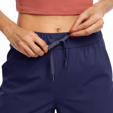 Willit Women's Shorts Hiking Athletic Shorts Yoga Lounge Active Workout Running Shorts Comfy Casual with Pockets Blue S - Image 5