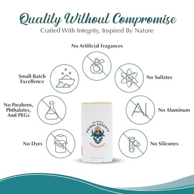 Dr. Dave's Primal Essence Tallow Deodorant - Aluminum and Baking Soda-Free - Helps Manage Body Odor and Sweat - Vanilla and Sandalwood Deodorant for Men and Women - Image 5