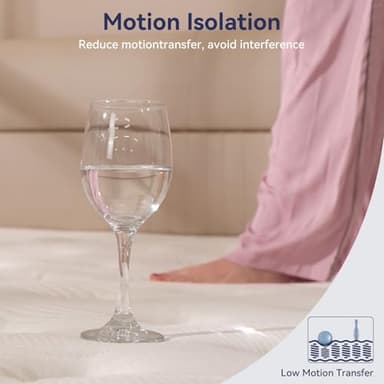 CRYREINA Queen Mattress, 14 Inch Queen Hybrid Mattress in a Box, Upgrade Individually Pocket Springs, Medium Firm, Pressure Relief, Breathable Comfort and Durable, CertiPUR-US Certified - Image 5