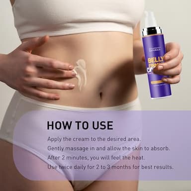 Enaskin Naturals Belly Firming Cream: - Women Body Lotion for Firmness and Lift of Thighs & Stomach - 120ML - Image 7