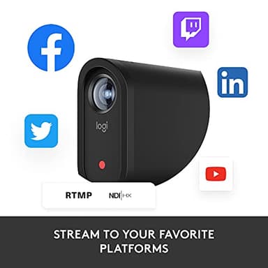 Logitech for Creators Mevo Start, Wireless Live Streaming Camera, 1080p HD Video Quality, Intelligent App Control, Stream via LTE or Wi-Fi - Black - Image 9