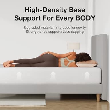 Novilla Twin Size Mattress, 10 Inch Twin Bed Mattress with Gel Memory Foam for Cooling Night Sleep & Pressure Relief, CertiPUR-US Certified - Image 4