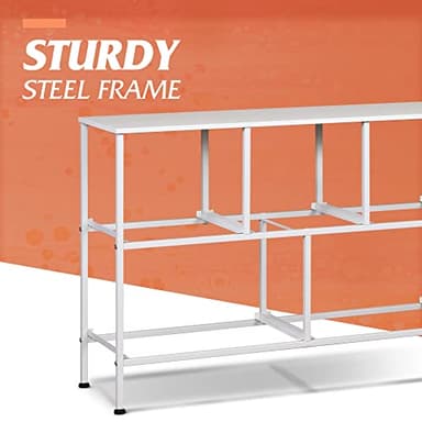 WLIVE White Dresser for Bedroom with 5 Drawers, Chest of Drawers, Fabric Small Dresser with Drawer Organizers, Storage Organizer Unit for Hallway, Entryway, Closets - Image 7