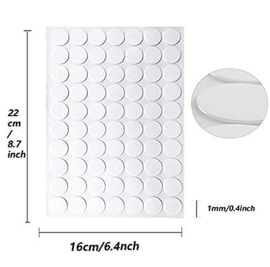 Clear Sticky Tack Adhesive Poster Tacky Putty Removable Round Putty Double-Sided Round No Traces Adhesive Sticke for Festival Decoration（630） - Image 3