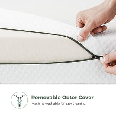 Dourxi Crib Mattress, Dual-Sided Comfort Baby and Toddler Mattress with Gel Memory Foam and Removable Cover, Fits Standard Size Cribs and Toddler Bed, 52x27.5x5.5 inches - Image 4