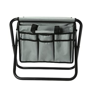 Household Essentials Household Essentials Collapsible Utility Stool, Gray - Image 10
