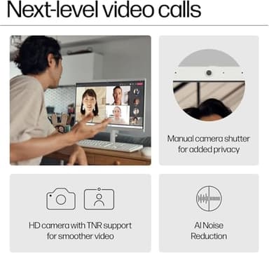 HP 2025 New 22 Inch All-in-One Business Desktop • 20GB RAM • 1TB PCIe SSD • Ultra-Quiet Design • Intel CPU • Microsoft Office Trial • Wi-Fi 6 • White KB & Mouse • WOWPC Recovery USB • Windows 11 - Image 6