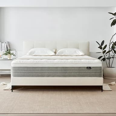 Full Size Mattress, 12 Inch Full Size Mattress for Medium Firm, Individual Pocketed Springs for Pressure Relief & Low Motion Transfer, CertiPUR-US Certified - Image 2