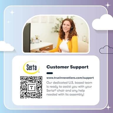 Serta Bryce Executive Office Chair, Ergonomic Computer DeskChairs with Patented AIR Lumbar Support, Comfy Body Pillows, Height Adjustable, Swivel Base with Wheels, Bonded Leather, Gray - Image 16