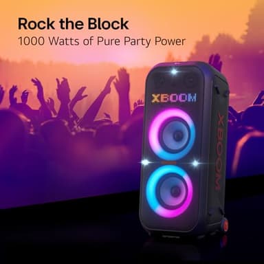 LG XL9T XBOOM Portable Tower Speaker with Pixel LED Lighting - Image 13