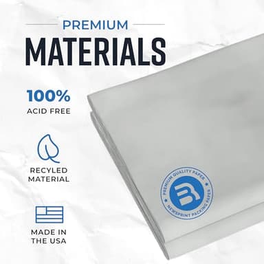 Bryco Goods Packing Paper Sheets for Moving - 20lb - 640 Sheets of Newsprint Paper - Must Have in Your Moving Supplies - 27" x 17" - Made in USA - Image 2
