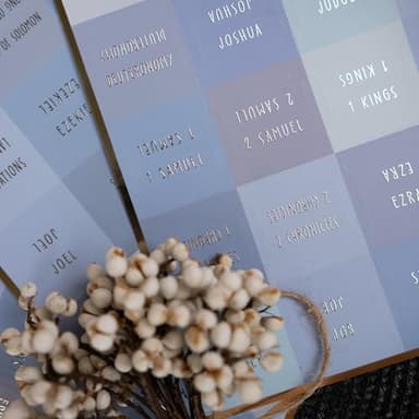 UPAFEXXI-Laminated Bible Tabs (Gold Foil Embossed Lettering), Bible Tabs for Women and Men, Reposition Large Print Stickers, Easy to Read and Apply, 80Chapters Labels for Easy Navigation(Blue) - Image 9