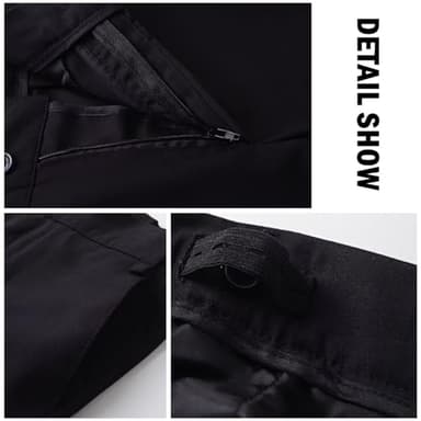 Boys Suit Tuxedo Set Dress Vest Pants Set Kids Black Suits for Boys Ring Bearer Wedding Outfits Size 2T - Image 4