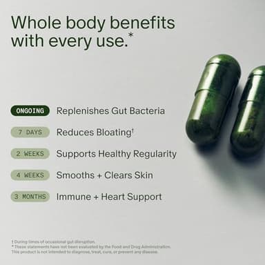 Seed DS-01 Daily Synbiotic - Prebiotic and Probiotic for Women & Men - Digestive Health, Gut Health, Immune Support, Bloating & Constipation Relief - Vegan & Shelf-Stable - 60 Capsules (30-Day Supply - Image 5
