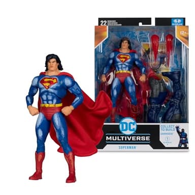 McFarlane Toys - DC Multiverse Superman (Justice League Task Force) 7in Build-A Figure - Image 6