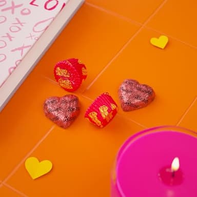 REESE'S Assorted Chocolate Peanut Butter Shapes, Valentine's Candy Bag, 21.49 oz - Image 7