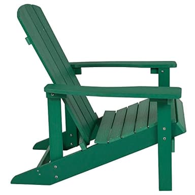 Flash Furniture Charlestown Commercial Grade Indoor/Outdoor Adirondack Chair, Weather Resistant Durable Poly Resin Deck and Patio Seating, Green - Image 7
