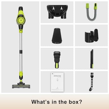 Intercleaner 23Ft Corded Vacuum Cleaner,20KPa Powerful Suction 2 Operation Mode Stick,19''-30'' Adjustable Tube 8-in-1 Handheld Vac for Hard Floors Carpets Pet Hair,Wall Mount Storage - Image 9