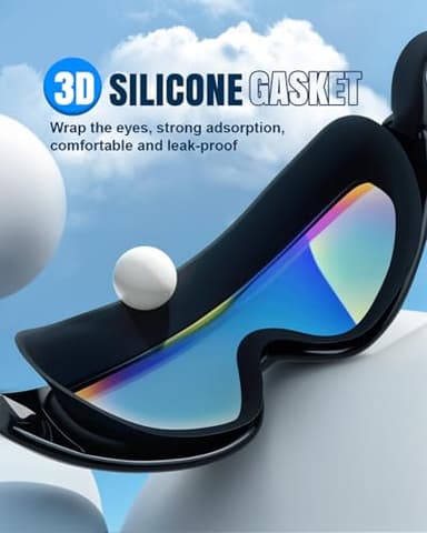 Rantizon Swim Goggles 2 Pack, Wide View Anti Fog&UV Swimming Goggles for Audlt, No Leaking Swim Glasses for Men Women Youth - Image 7