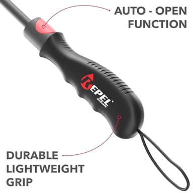 Repel Umbrella Windproof Travel Umbrellas for Rain - Easy Auto Open Close, Durable & Compact Umbrella, Strong Fiberglass Frame, Waterproof Canopy - Backpack, Purse, Portable Umbrella for Travel - Image 7