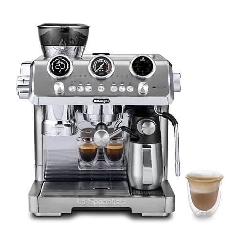 De'Longhi La Specialista Maestro Espresso Machine with Grinder, Auto & Manual Milk Frother – Bean-to-Cup Cold Brew Coffee with Cold Extraction Technology, Variable Temp & Tamping Tool, 8 Drink Presets - Image 1