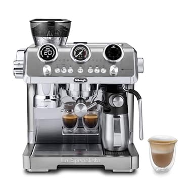 De'Longhi La Specialista Maestro Espresso Machine with Grinder, Auto & Manual Milk Frother – Bean-to-Cup Cold Brew Coffee with Cold Extraction Technology, Variable Temp & Tamping Tool, 8 Drink Presets - Image 1