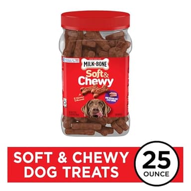 Milk-Bone Soft & Chewy Dog Treats, Beef & Filet Mignon Recipe, 25 Ounce - Image 2