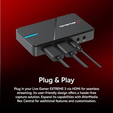 AVerMedia 4K Capture Card for Streaming,1440p120 Video Capture Device for PS5/Pro, Xbox Series X/S, Nintendo Switch, PC, compatible with Twitch, OBS, Windows, Mac - GC551G2 Live Gamer Extreme 3 - Image 7
