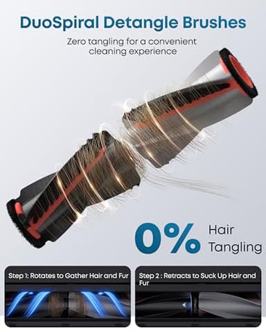 eufy Robot Vacuum E25, HydroJet System with Roller Mop, 20,000 Pa Turbo Suction, All-in-One Robot Vacuum and Mop Combo, Edge-to-Corner Cleaning, Zero-Tangle Design, AI Obstacle Avoidance (Upgraded) - Image 5