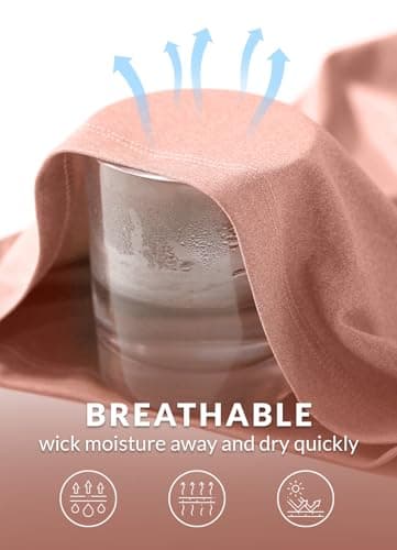 baleaf Men's Long Sleeve Running Shirts Workout Tops Quick Dry SPF Rash Guard Lightweight Hiking Sun Protection t Shirt Orange Red M - Image 3