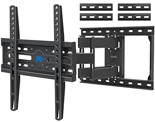 Mounting Dream TV Wall Mount for Most 32-65 Inch TV, Full Motion TV Mount with Dual Arms, Wall Mount Bracket with Swivel and Tilt, Fits 16", 18", 24" Studs, Max VESA 400x400mm, 99 LBS, MD2380-24K - Image 1