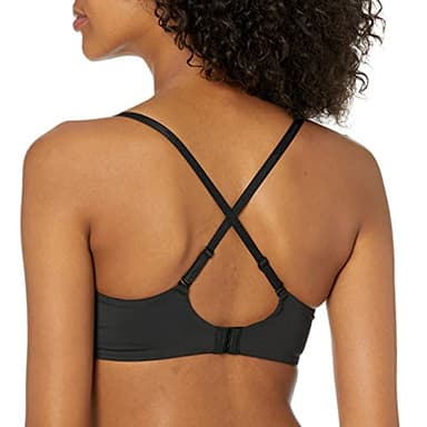 Calvin Klein Women's Constant Push Up Plunge Bra Bra, -black, 36C - Image 3