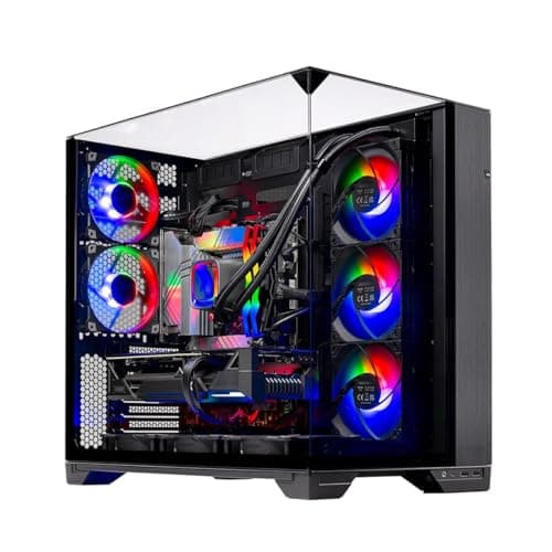 Skytech Gaming O11 Vision Desktop PC, Ryzen 7 9800X3D 4.7 GHz (5.2 GHz), AMD RX 9070XT 16GB, 2TB Gen4 NVMe SSD, 32GB DDR5 RAM 6000 RGB, 850W Gold ATX 3 PSU, 360mm ARGB AIO, Wi-Fi, Win 11 - Image 1