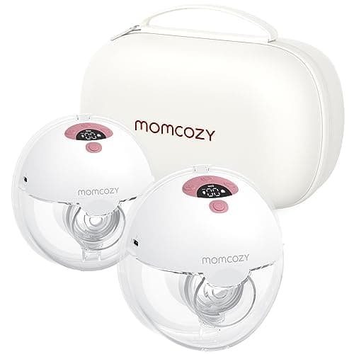 Momcozy Breast Pump Hands Free M5, 3 Modes & 9 Levels, Electric Breast Pump Portable - 24mm, 2 Pack - Image 1